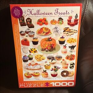 Eurographics Halloween Treats Puzzle. 1000 pieces. Complete.  Like new
